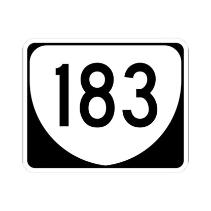 Virginia 183 (Virginia) (Road Sign) STICKER Vinyl Kiss-Cut Decal 3 Inch White - The Sticker Space