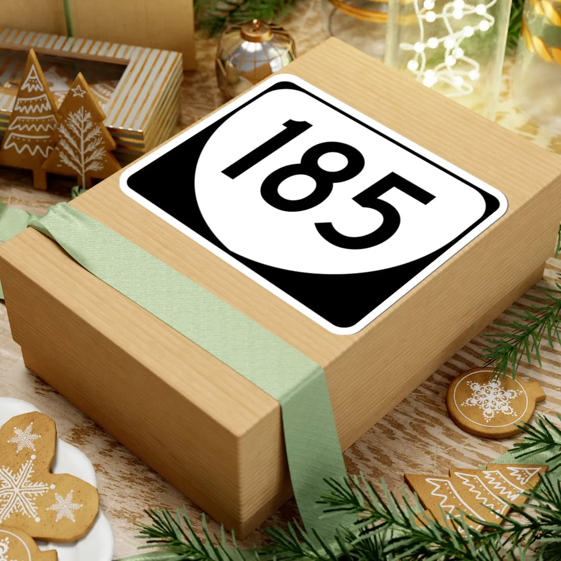 Virginia 185 (Virginia) (Road Sign) STICKER Vinyl Kiss-Cut Decal - The Sticker Space