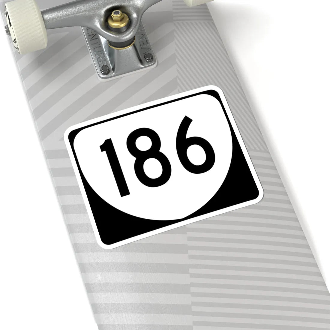 Virginia 186 (Virginia) (Road Sign) STICKER Vinyl Kiss-Cut Decal - The Sticker Space