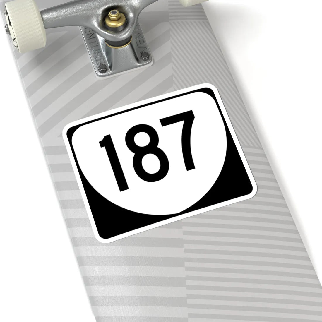 Virginia 187 (Virginia) (Road Sign) STICKER Vinyl Kiss-Cut Decal - The Sticker Space