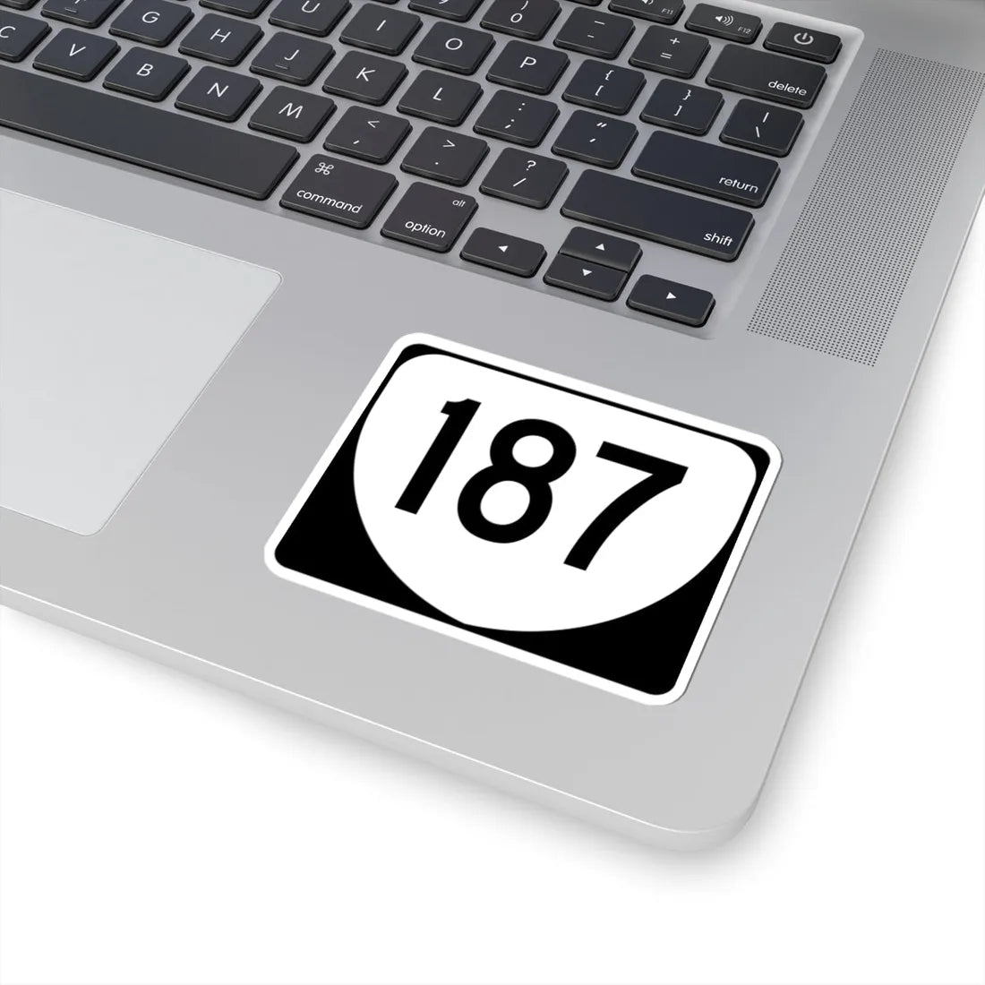 Virginia 187 (Virginia) (Road Sign) STICKER Vinyl Kiss-Cut Decal - The Sticker Space