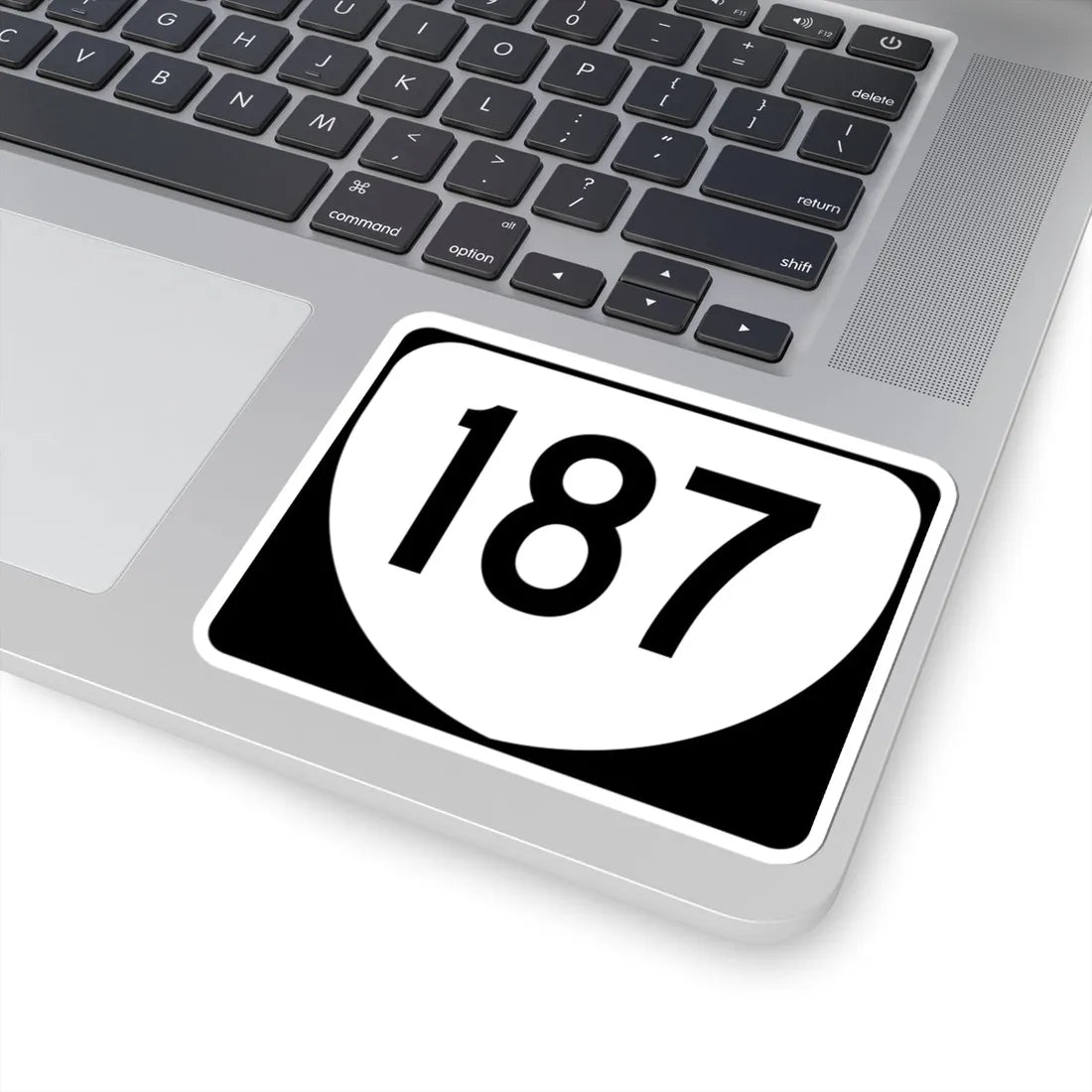 Virginia 187 (Virginia) (Road Sign) STICKER Vinyl Kiss-Cut Decal - The Sticker Space