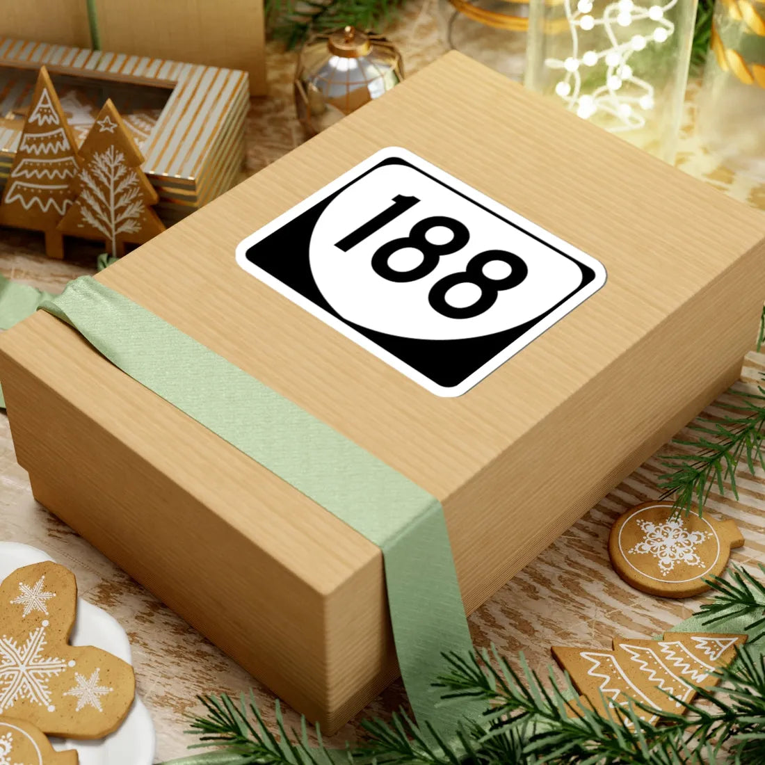 Virginia 188 (Virginia) (Road Sign) STICKER Vinyl Kiss-Cut Decal - The Sticker Space