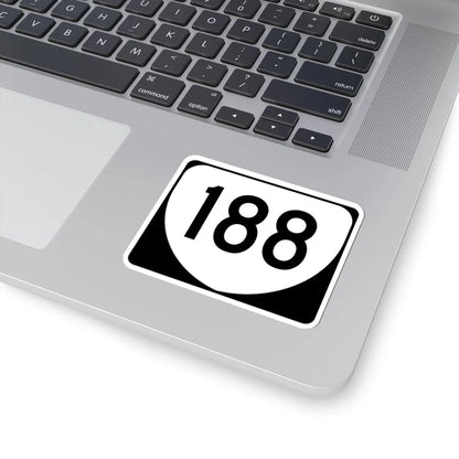 Virginia 188 (Virginia) (Road Sign) STICKER Vinyl Kiss-Cut Decal - The Sticker Space