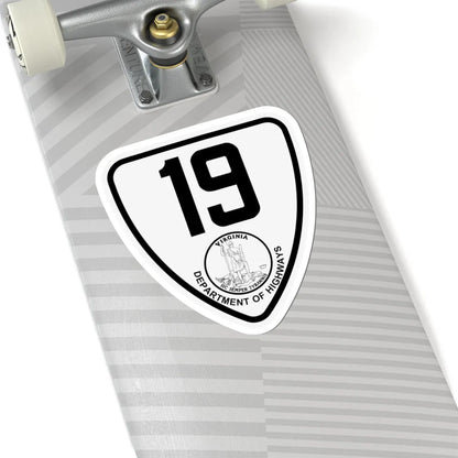 Virginia 19 1924 (Virginia) (Road Sign) STICKER Vinyl Kiss-Cut Decal - The Sticker Space