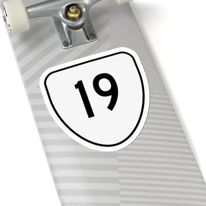 Virginia 19 1956 (Virginia) (Road Sign) STICKER Vinyl Kiss-Cut Decal - The Sticker Space