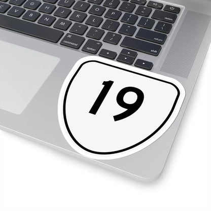 Virginia 19 1956 (Virginia) (Road Sign) STICKER Vinyl Kiss-Cut Decal - The Sticker Space