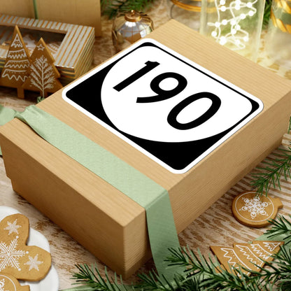 Virginia 190 (Virginia) (Road Sign) STICKER Vinyl Kiss-Cut Decal - The Sticker Space