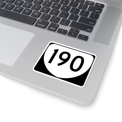 Virginia 190 (Virginia) (Road Sign) STICKER Vinyl Kiss-Cut Decal - The Sticker Space