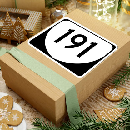 Virginia 191 (Virginia) (Road Sign) STICKER Vinyl Kiss-Cut Decal - The Sticker Space