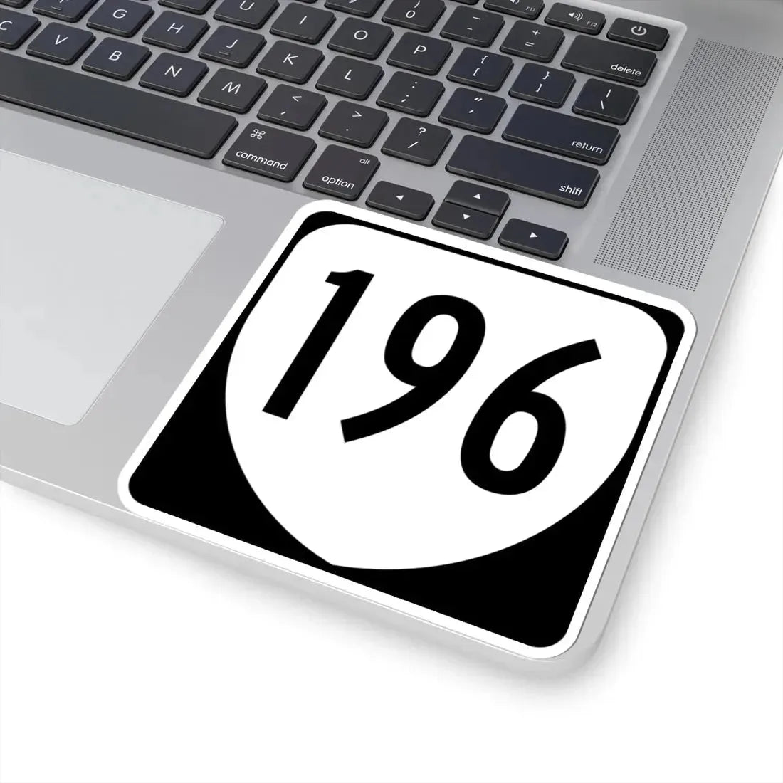 Virginia 196 1980 (Virginia) (Road Sign) STICKER Vinyl Kiss-Cut Decal - The Sticker Space