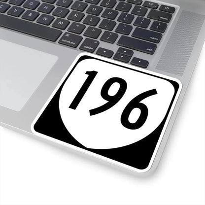 Virginia 196 1980 (Virginia) (Road Sign) STICKER Vinyl Kiss-Cut Decal - The Sticker Space