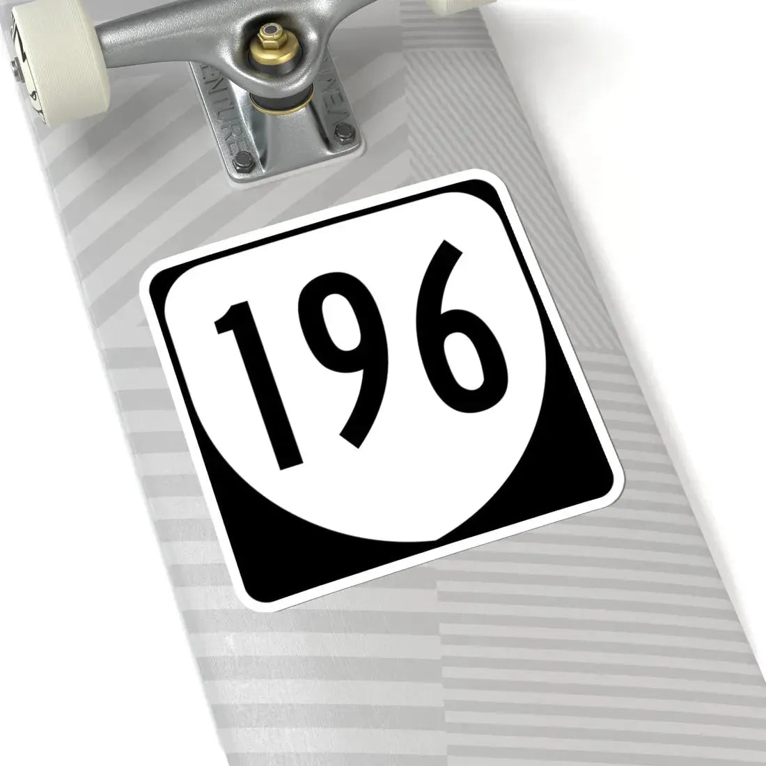 Virginia 196 1980 (Virginia) (Road Sign) STICKER Vinyl Kiss-Cut Decal - The Sticker Space