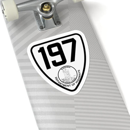 Virginia 197 1924 (Virginia) (Road Sign) STICKER Vinyl Kiss-Cut Decal - The Sticker Space