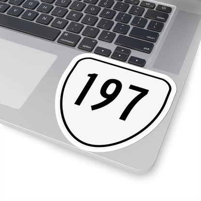 Virginia 197 1956 (Virginia) (Road Sign) STICKER Vinyl Kiss-Cut Decal - The Sticker Space