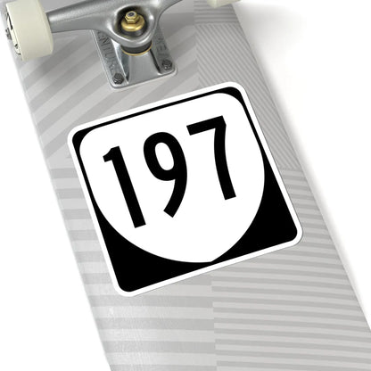 Virginia 197 1980 (Virginia) (Road Sign) STICKER Vinyl Kiss-Cut Decal - The Sticker Space