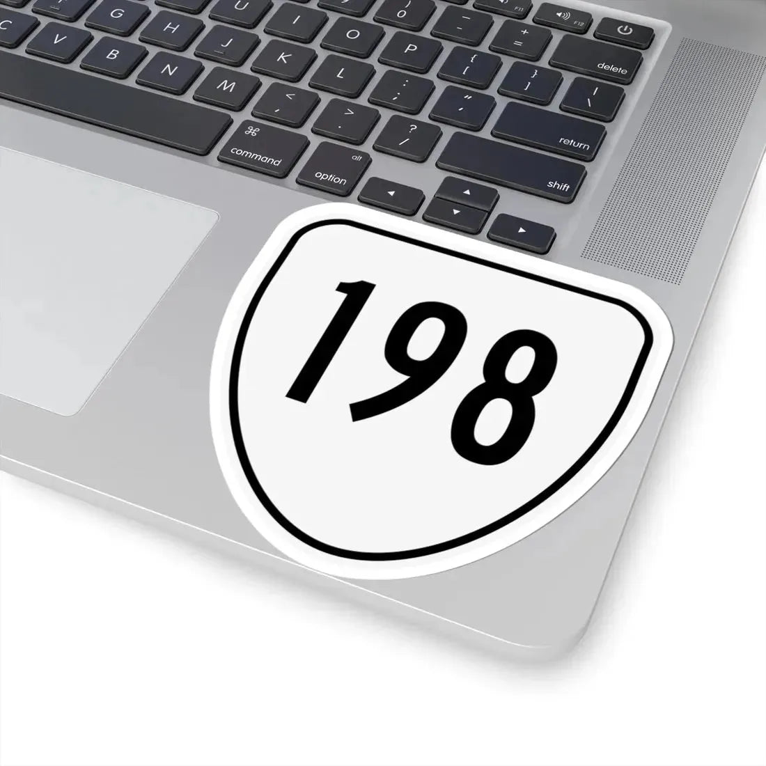 Virginia 198 1956 (Virginia) (Road Sign) STICKER Vinyl Kiss-Cut Decal - The Sticker Space