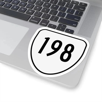 Virginia 198 1956 (Virginia) (Road Sign) STICKER Vinyl Kiss-Cut Decal - The Sticker Space