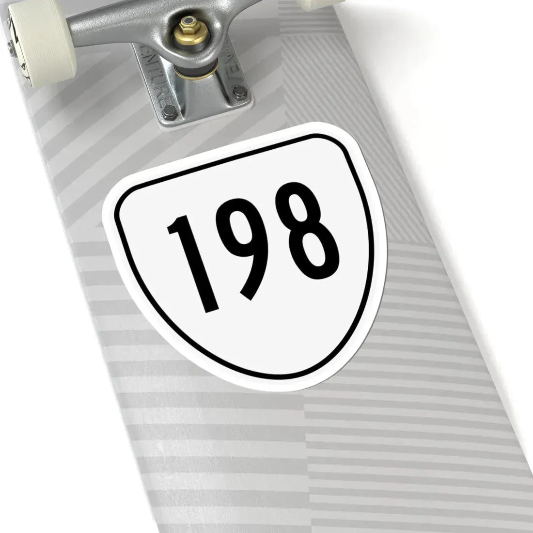 Virginia 198 1956 (Virginia) (Road Sign) STICKER Vinyl Kiss-Cut Decal - The Sticker Space