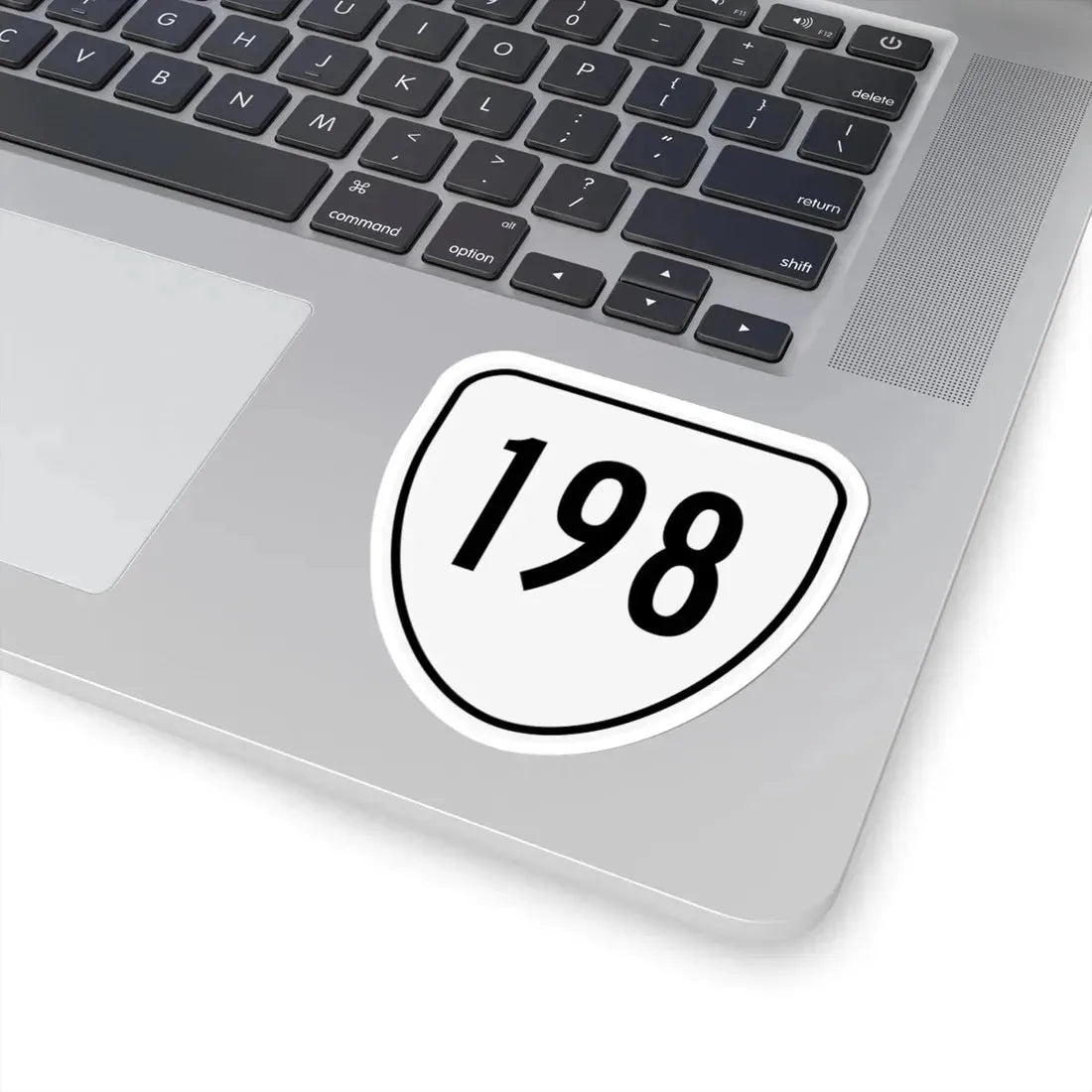 Virginia 198 1956 (Virginia) (Road Sign) STICKER Vinyl Kiss-Cut Decal - The Sticker Space