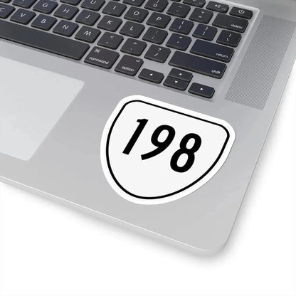 Virginia 198 1956 (Virginia) (Road Sign) STICKER Vinyl Kiss-Cut Decal - The Sticker Space