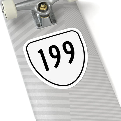 Virginia 199 1956 (Virginia) (Road Sign) STICKER Vinyl Kiss-Cut Decal - The Sticker Space