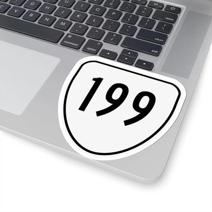 Virginia 199 1956 (Virginia) (Road Sign) STICKER Vinyl Kiss-Cut Decal - The Sticker Space