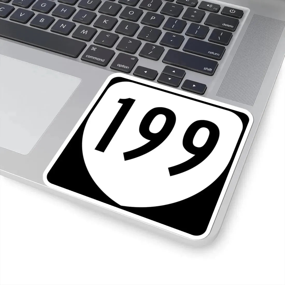 Virginia 199 1980 (Virginia) (Road Sign) STICKER Vinyl Kiss-Cut Decal - The Sticker Space