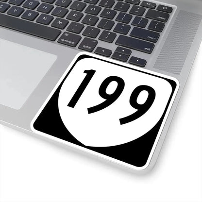 Virginia 199 1980 (Virginia) (Road Sign) STICKER Vinyl Kiss-Cut Decal - The Sticker Space