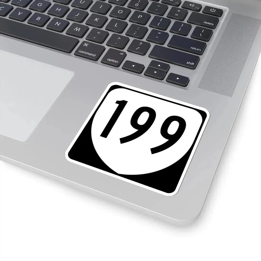 Virginia 199 1980 (Virginia) (Road Sign) STICKER Vinyl Kiss-Cut Decal - The Sticker Space