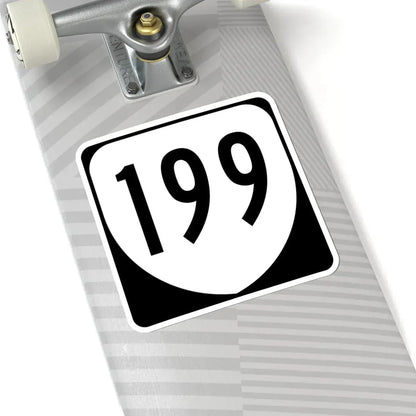 Virginia 199 1980 (Virginia) (Road Sign) STICKER Vinyl Kiss-Cut Decal - The Sticker Space