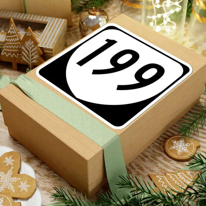 Virginia 199 1980 (Virginia) (Road Sign) STICKER Vinyl Kiss-Cut Decal - The Sticker Space