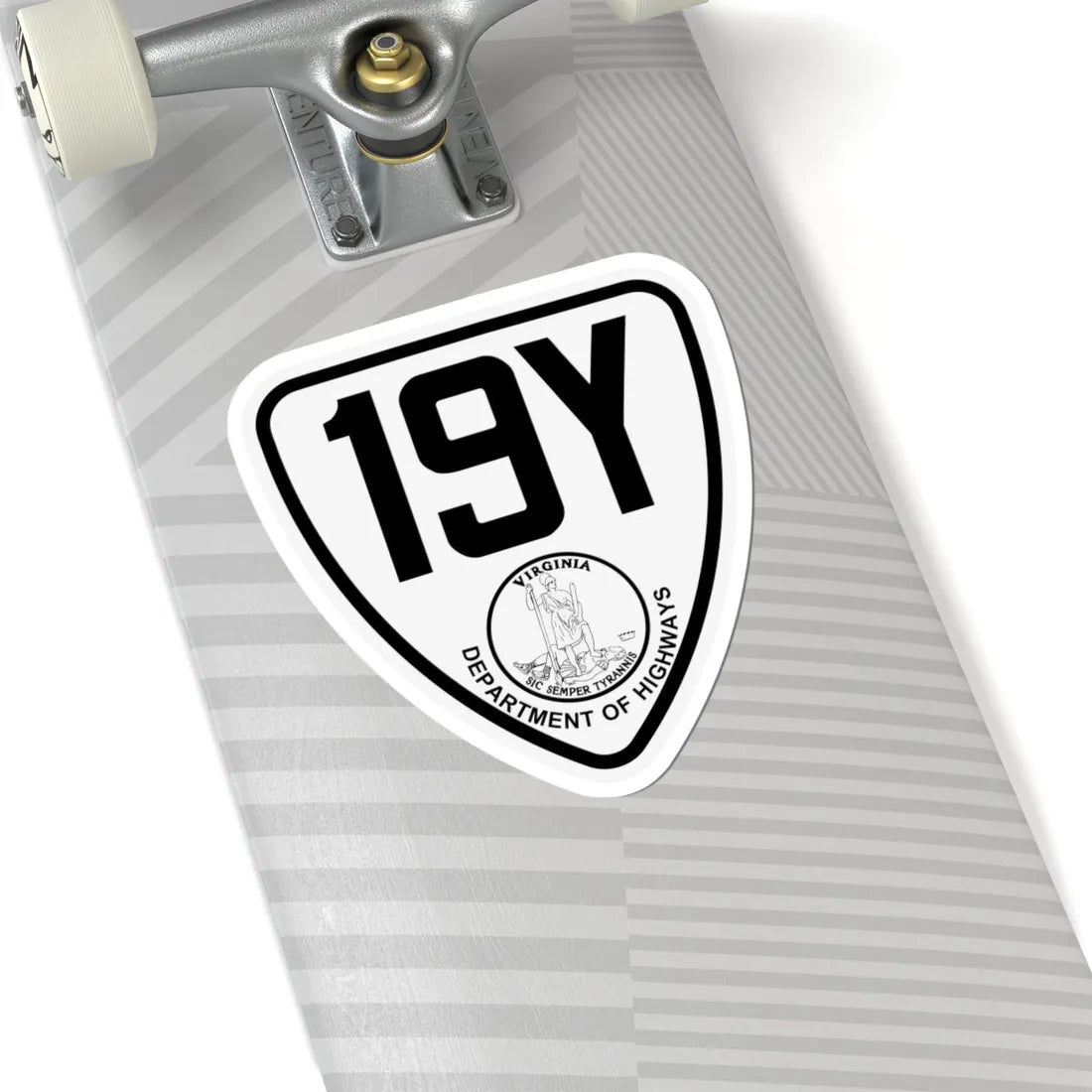 Virginia 19Y 1924 (Virginia) (Road Sign) STICKER Vinyl Kiss-Cut Decal - The Sticker Space