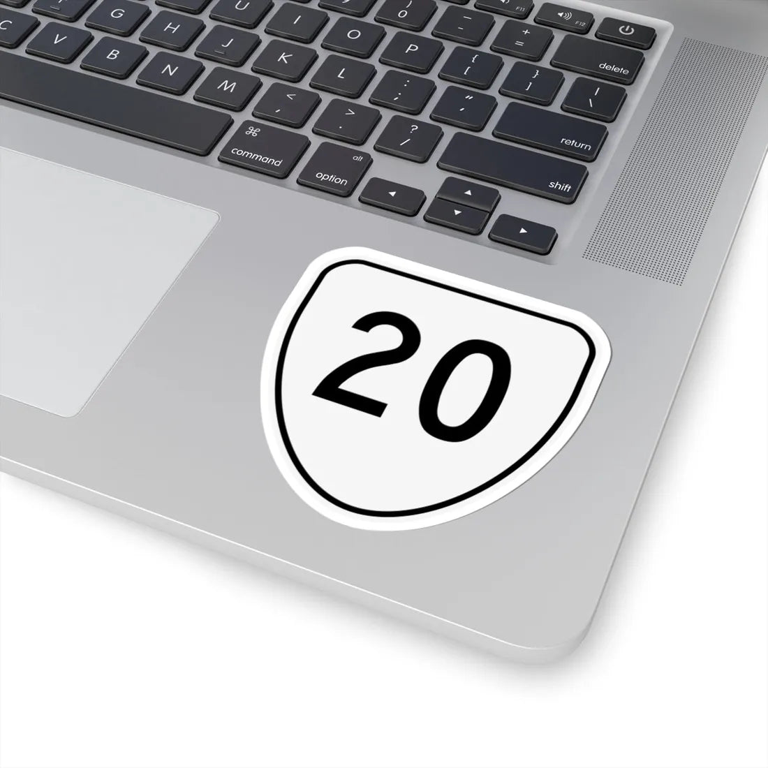 Virginia 20 1956 (Virginia) (Road Sign) STICKER Vinyl Kiss-Cut Decal - The Sticker Space