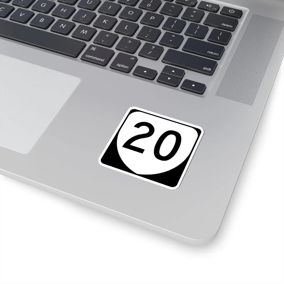 Virginia 20 (Virginia) (Road Sign) STICKER Vinyl Kiss-Cut Decal - The Sticker Space