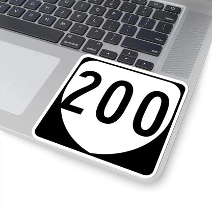 Virginia 200 1980 (Virginia) (Road Sign) STICKER Vinyl Kiss-Cut Decal - The Sticker Space