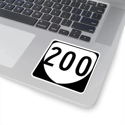 Virginia 200 1980 (Virginia) (Road Sign) STICKER Vinyl Kiss-Cut Decal - The Sticker Space