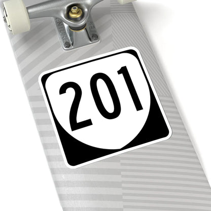 Virginia 201 1980 (Virginia) (Road Sign) STICKER Vinyl Kiss-Cut Decal - The Sticker Space