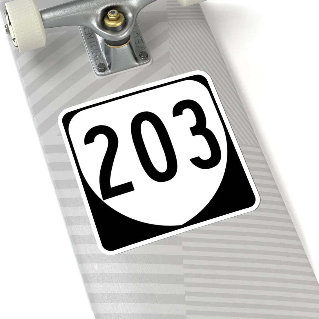 Virginia 203 1980 (Virginia) (Road Sign) STICKER Vinyl Kiss-Cut Decal - The Sticker Space