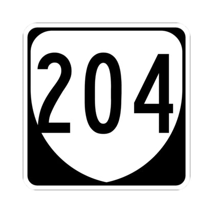 Virginia 204 1980 (Virginia) (Road Sign) STICKER Vinyl Kiss-Cut Decal 2 Inch White - The Sticker Space