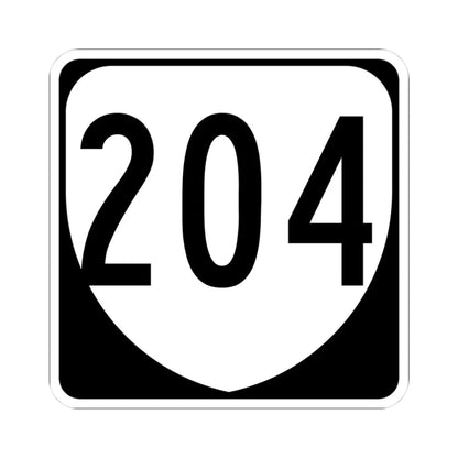 Virginia 204 1980 (Virginia) (Road Sign) STICKER Vinyl Kiss-Cut Decal 3 Inch White - The Sticker Space