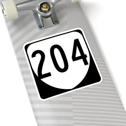 Virginia 204 1980 (Virginia) (Road Sign) STICKER Vinyl Kiss-Cut Decal - The Sticker Space