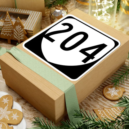 Virginia 204 1980 (Virginia) (Road Sign) STICKER Vinyl Kiss-Cut Decal - The Sticker Space