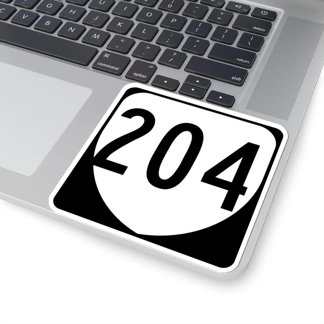 Virginia 204 1980 (Virginia) (Road Sign) STICKER Vinyl Kiss-Cut Decal - The Sticker Space