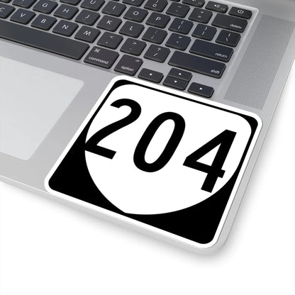 Virginia 204 1980 (Virginia) (Road Sign) STICKER Vinyl Kiss-Cut Decal - The Sticker Space