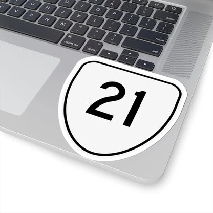 Virginia 21 1956 (Virginia) (Road Sign) STICKER Vinyl Kiss-Cut Decal - The Sticker Space