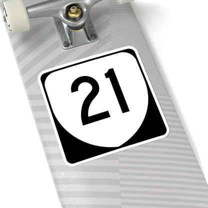 Virginia 21 (Virginia) (Road Sign) STICKER Vinyl Kiss-Cut Decal - The Sticker Space