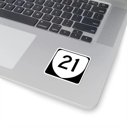 Virginia 21 (Virginia) (Road Sign) STICKER Vinyl Kiss-Cut Decal - The Sticker Space