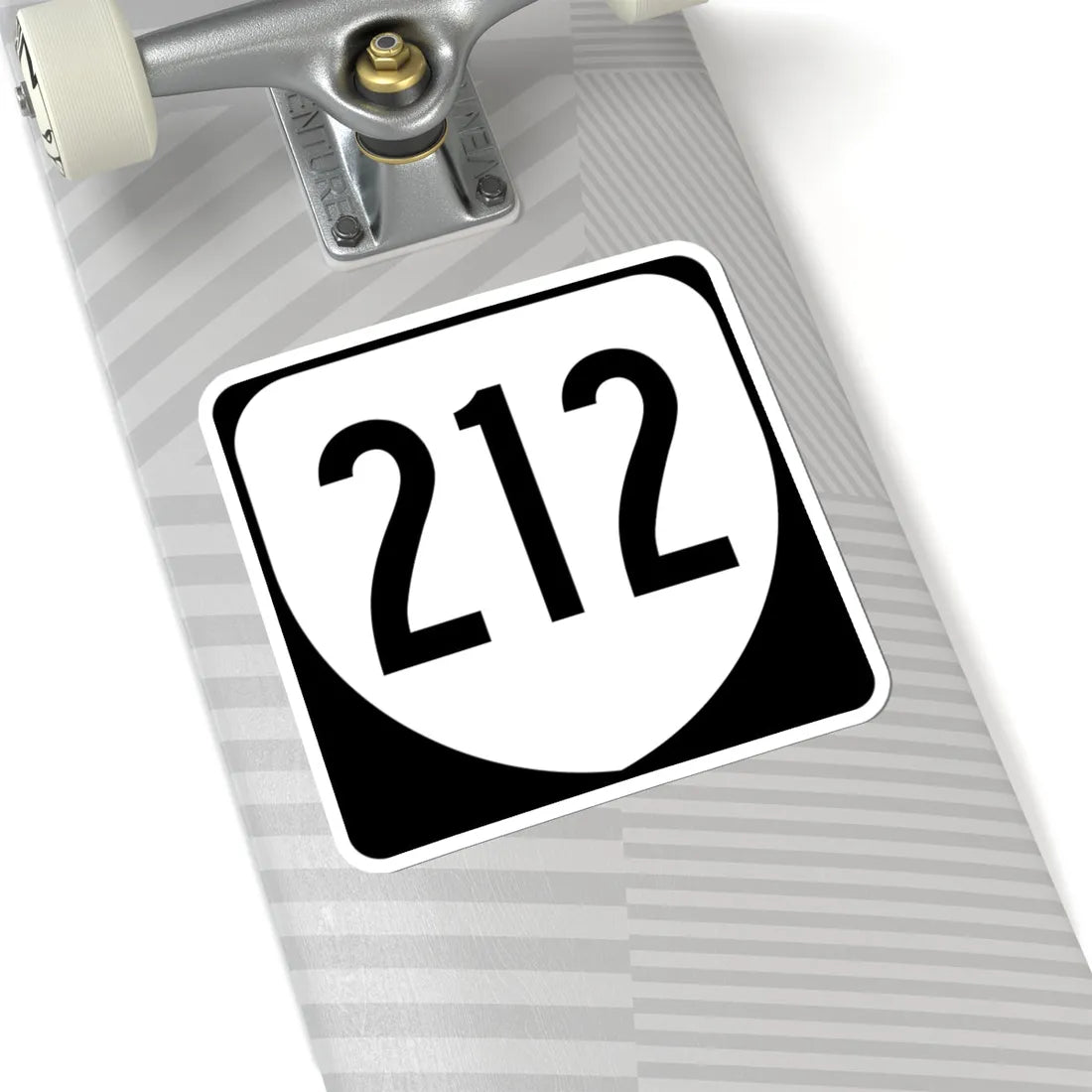 Virginia 212 1980 (Virginia) (Road Sign) STICKER Vinyl Kiss-Cut Decal - The Sticker Space