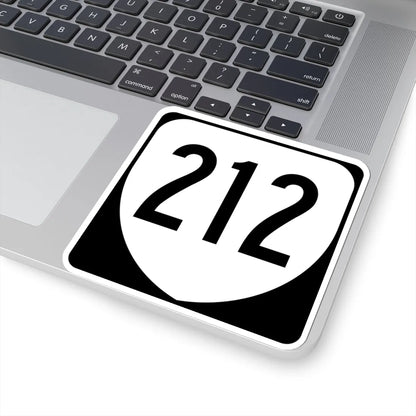 Virginia 212 1980 (Virginia) (Road Sign) STICKER Vinyl Kiss-Cut Decal - The Sticker Space